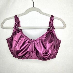 Dominique Underwire Bra. Purple, 38G.